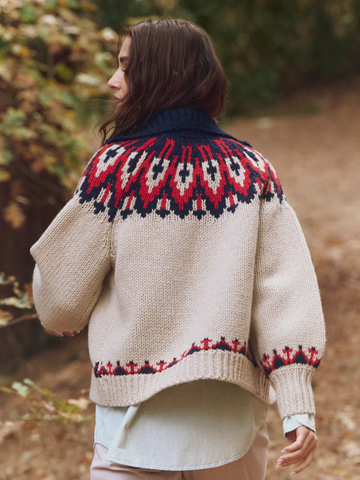 The Nordic Sweater in Glacier Fair Isle