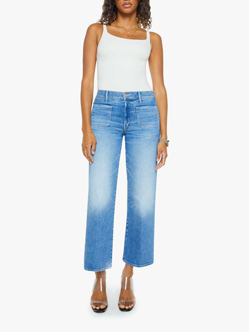 The Patch Pocket Mid Rise Maven Ankle in Avant Gardener