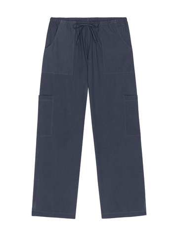 The Pop Drawstring Cargo Pant in Midnight