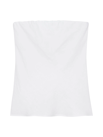 The Linen Tube Top in Powder