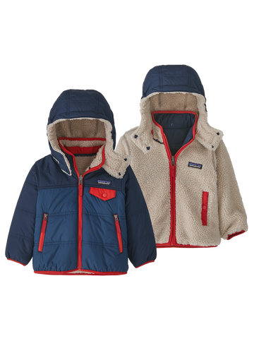 Baby Reversible Tribbles Hoody Stone Blue MAHI GOLD