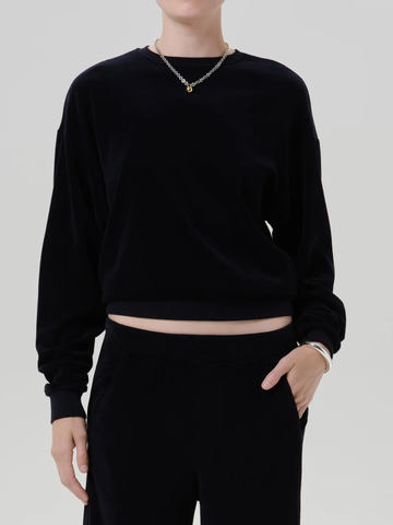 Vintage Crewneck Top in Notte