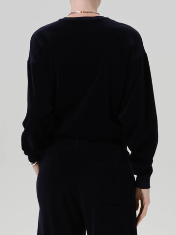 Vintage Crewneck Top in Notte