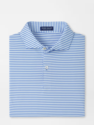 Verse Performance Mesh Polo in Dusk Blue