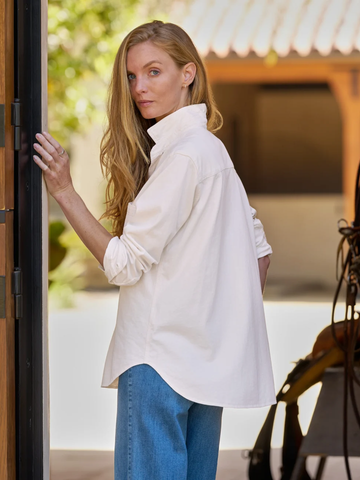 Waverly Nyc Button-Up Shirt in Vintage White