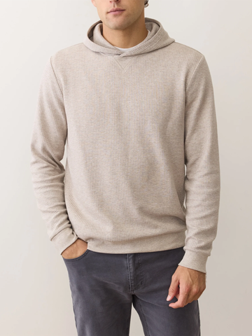 Waffle Hoodie in Oatmeal