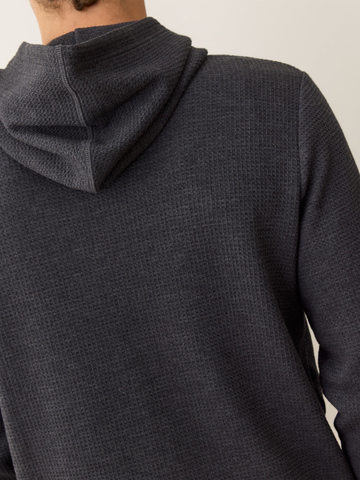 Waffle Hoodie in Charcoal