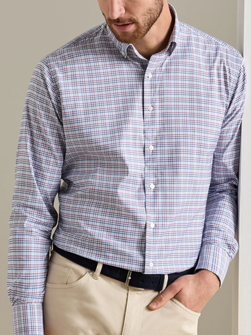 Wayne Shirt in Blue Freesia