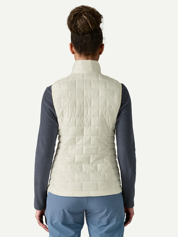 Women's Nano Puff Vest in Birch White