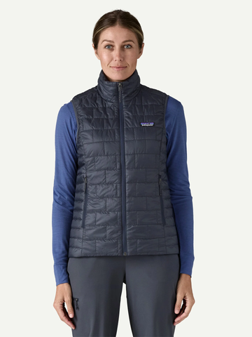 Women's Nano Puff Vest in Smolder Blue