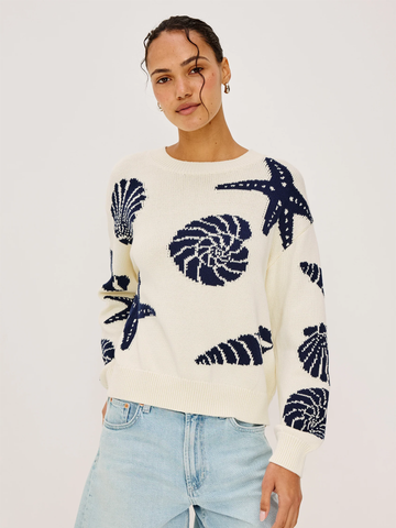 Zoey Sweater in Seashells