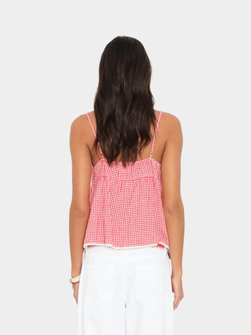 Annie Top in Cherry Red