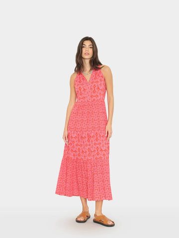 Daphnie Dress in Ruby Shell