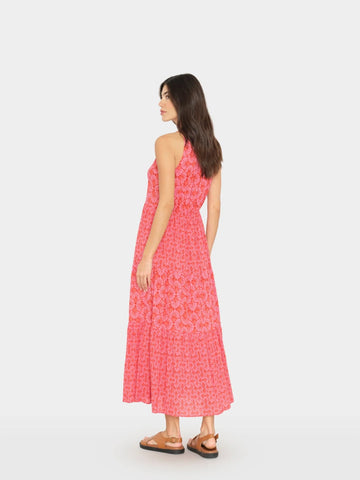 Daphnie Dress in Ruby Shell