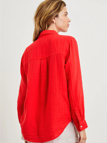 Ellis Shirt in Cherry
