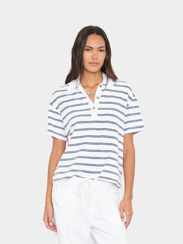 Liam Top in Cloud White
