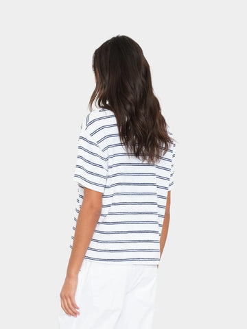 Liam Top in Cloud White