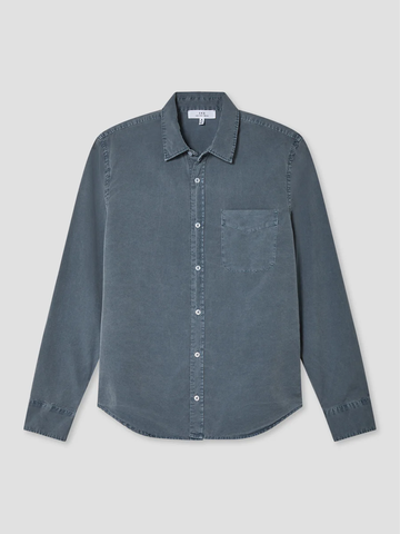 Poplin Standard Shirt in Faded Navy