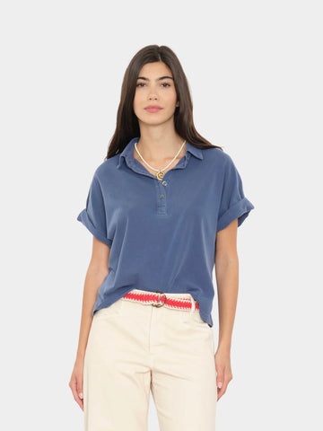 Simon Top in Vintage Navy
