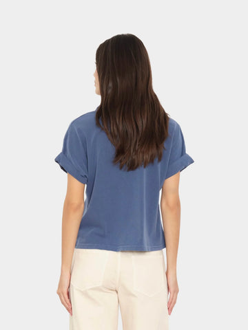 Simon Top in Vintage Navy