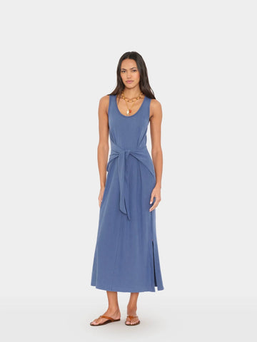 Tia Dress in Vintage Navy