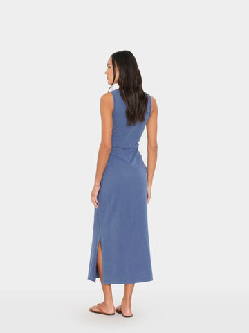 Tia Dress in Vintage Navy