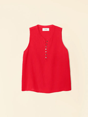 Tish Top in Real Red