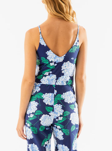 Hillary Jumpsuit - Hydrangea Walk in Regatta