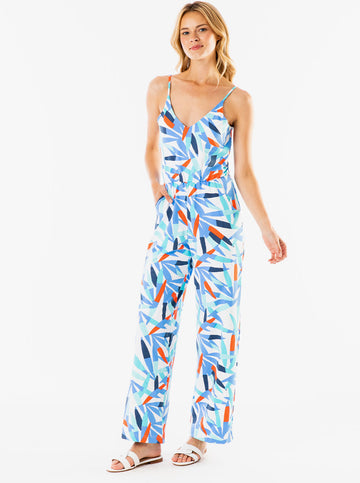Hillary Jumpsuit - Island Time in Poppy