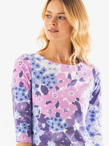 Bimini Boatneck - Summer Jubilee in Lilac
