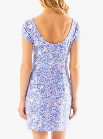Addie Dress in Beach Blossom in Regatta
