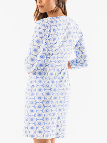 Bimini Dress in Chatham Lace in Regatta