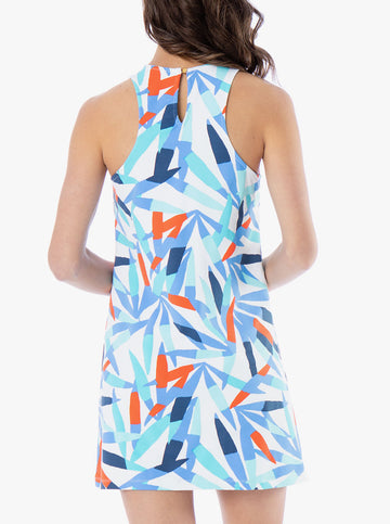 Charlotte Dress - Island Time in Poppy