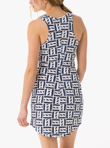 Short Docksider Dress - Cape Cod in Navy