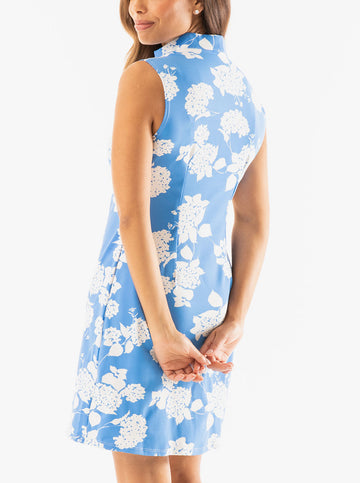 Schooner Dress in Summers' Silhouette in Sky